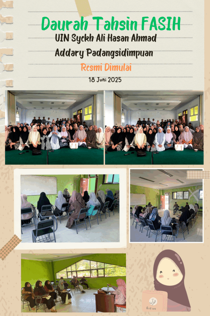 Daurah Tahsin FASIH UIN Syekh Ali Hasan Ahmad Addary Padangsidimpuan Resmi Dimulai