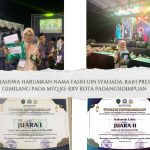 Mahasiswa Harumkan Nama FASIH UIN Syahada, Raih Prestasi Gemilang pada MTQ Ke-XXV Kota Padangsidimpuan
