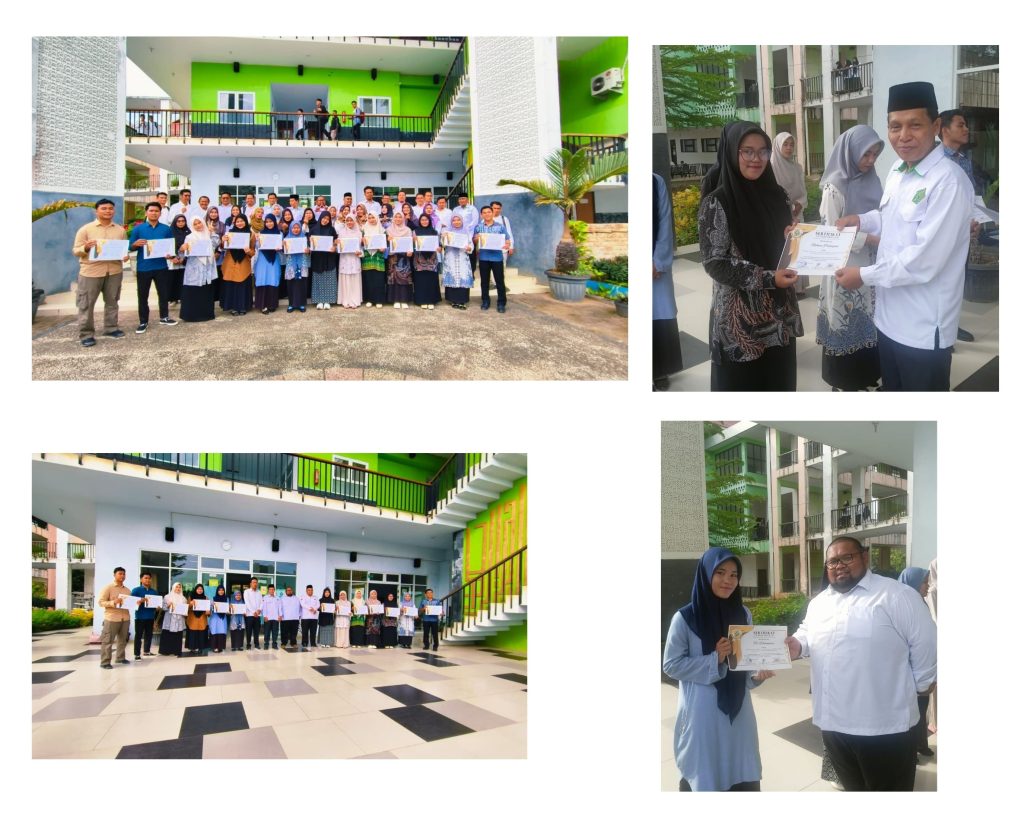 DUTA FASIH UIN SYAHADA TERIMA SERTIFIKAT, SIAP BAWA ENERGI BARU BAGI FAKULTAS